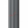 Вертикальный радиатор Zehnder Charleston Completto 2180/08 V001 1/2 RAL 9217 matt Чёрный нижнее подключение