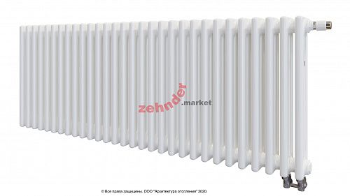 Радиатор Zehnder Charleston Completto 3050/30 V001 1/2 RAL 9016 нижнее подключение (с кронштейнами CVD1+BH)