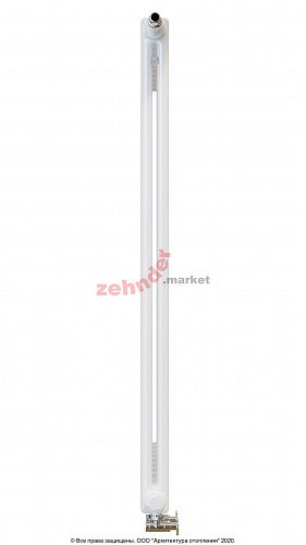 Радиатор Zehnder Charleston Completto 2110/10 V001 1/2 RAL 9016 нижнее подключение