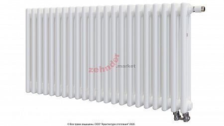 Радиатор Zehnder Charleston Completto 3050/22 V001 1/2 RAL 9016 нижнее подключение