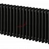 Радиатор Zehnder Charleston 3057/28 1270 3/4 RAL 9217 matt Чёрный боковое подключение