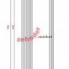 Вертикальный радиатор Zehnder Charleston 2180/04 1270 1/2 RAL 9217 matt цвет Чёрный боковое подключение (с кронштейнами CVD1+BH)