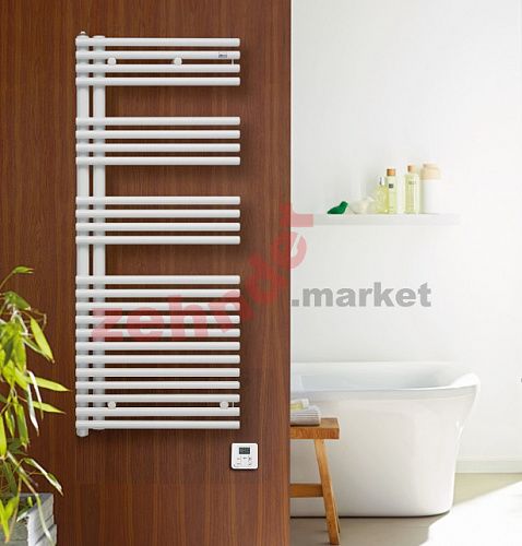 Электрический полотенцесушитель Zehnder Forma Asym LFAER-150-50/GD RAL 9016 белый