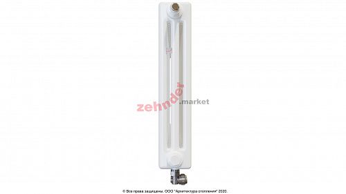 Радиатор Zehnder Charleston Completto 3050/30 V001 1/2 RAL 9016 нижнее подключение (с кронштейнами CVD1+BH)
