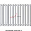 Радиатор Zehnder Charleston 2050/32 1270 1/2 RAL 9016 боковое подключение (с кронштейнами CVD1+BH)
