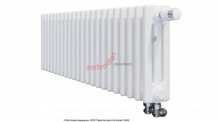 Радиатор Zehnder Charleston Completto 3030/22 V001 1/2 RAL 9016 нижнее подключение