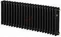 Радиатор Zehnder Charleston 3057/22 1270 3/4 RAL 9217 matt Чёрный боковое подключение