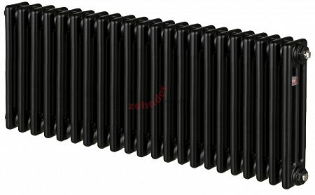 Радиатор Zehnder Charleston 3057/22 1270 3/4 RAL 9217 matt Чёрный боковое подключение
