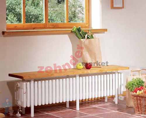 Радиатор-скамейка Zehnder Charleston Bench CB4026-27 N3370 RAL 9016