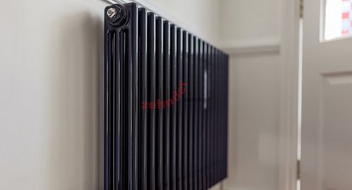 Радиатор Zehnder Charleston 3057/26 1270 3/4 RAL 9217 matt Чёрный боковое подключение