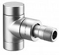 1166082 Oventrop Combi E вентиль на обр. подводку Ду15, 1/2&quot;, PN10, угловой, матовая сталь