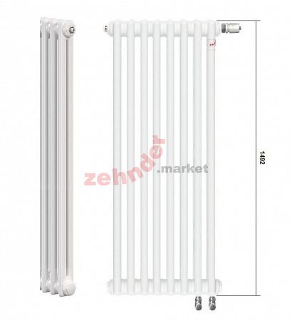 Радиатор Zehnder Charleston Completto CH 2150/07 V001 ½  RAL 9016