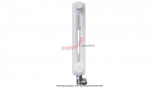 Радиатор Zehnder Charleston Completto 2035/20 V001 1/2 RAL 9016 нижнее подключение