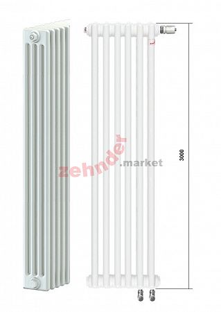 Радиатор Zehnder Charleston Completto CH 4300/07 V001 ½ RAL 9016