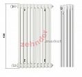 Радиатор Zehnder Charleston CH 3150/33 1270 ¾ RAL 9016
