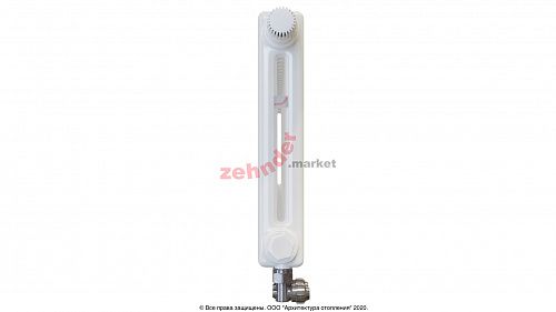 Радиатор Zehnder Charleston Completto 2035/32 V001 1/2 RAL 9016 нижнее подключение