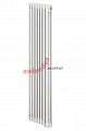 Вертикальный радиатор Zehnder Charleston 3180/08 1270 1/2 RAL 9016 боковое подключение (с кронштейнами CVD1+BH)