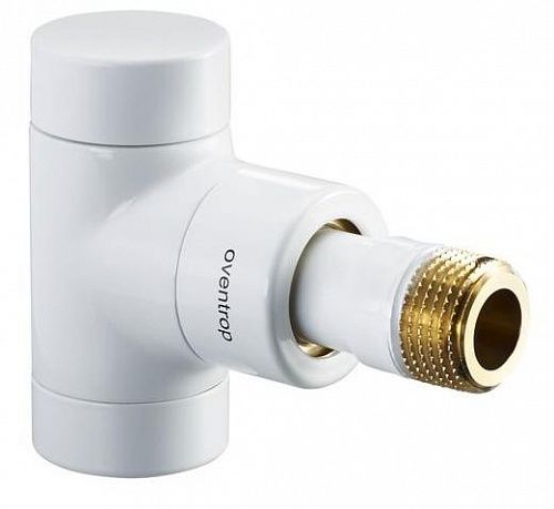 1166062 Oventrop Combi E вентиль на обр. подводку Ду15, 1/2&quot;, PN10, угловой, белый