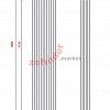 Вертикальный радиатор Zehnder Charleston 3180/06 1270 1/2 RAL 9016 боковое подключение (с кронштейнами CVD1+BH)
