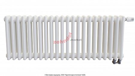 Радиатор Zehnder Charleston Completto 3037/22 V001 1/2 RAL 9016 нижнее подключение