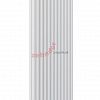 Вертикальный радиатор Zehnder Charleston 2200/12 1270 1/2 RAL 9016 боковое подключение (с кронштейнами SMB2T)