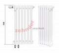 Радиатор Zehnder Charleston Completto CH 3100/04 V001 ½ RAL 9016
