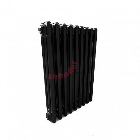 Радиатор Zehnder Charleston 3057/24 1270 3/4 RAL 9217 matt Чёрный боковое подключение