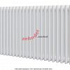 Радиатор Zehnder Charleston CH 3050/30 1270 1/2 RAL 9016 боковое подключение (с кронштейнами CVD1+BH)