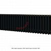 Радиатор Zehnder Charleston Completto 3030/38 V001 1/2 RAL 9217 matt цвет Черный нижнее подключение