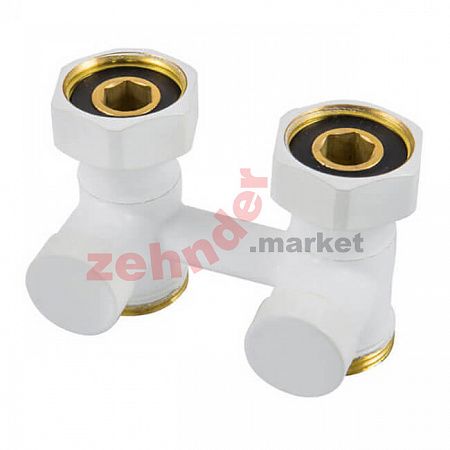 Узел подключения Schlosser, прямой G 3/4 x 3/4 D=50 MM, белый (600700022)