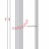 Вертикальный радиатор Zehnder Charleston 2180/04 1270 1/2 Technoline 0325 TL боковое подключение (с кронштейнами CVD1+BH)