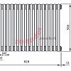 Радиатор Zehnder Charleston Completto 2050/18 V001 1/2 Technoline 0325 TL нижнее подключение