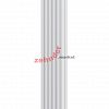 Вертикальный радиатор Zehnder Charleston 2180/06 1270 3/4 RAL 9016 боковое подключение