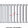 Радиатор Zehnder Charleston 2056/26 1270 3/4 RAL 9016 боковое подключение