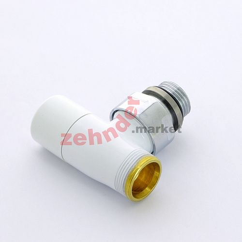 Вентиль обратный Carlo Poletti New-Smart угловой НН 1/2&quot; х М24 х 19 цвет белый (V77210E)