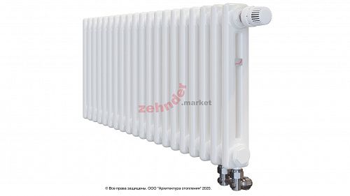 Радиатор Zehnder Charleston Completto 2035/20 V001 1/2 RAL 9016 нижнее подключение