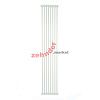 Вертикальный радиатор Zehnder Charleston 2200/08 1270 1/2 RAL 9016 боковое подключение (с кронштейнами CVD1+BH)