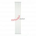 Вертикальный радиатор Zehnder Charleston 2200/08 1270 1/2 RAL 9016 боковое подключение (с кронштейнами CVD1+BH)