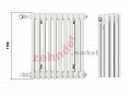Радиатор Zehnder Charleston CH 3110/19 1270 ¾ RAL 9016