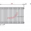 Радиатор Zehnder Charleston 3057/18 1270 3/4 RAL 9016 боковое подключение