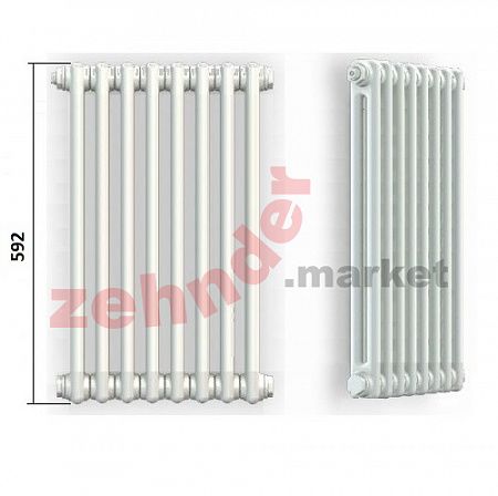 Радиатор Zehnder Charleston CH 2060/32 1270 ¾ RAL 9016