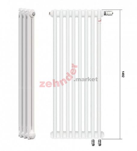 Радиатор Zehnder Charleston Completto CH 2150/31 V001 ½  RAL 9016