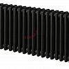 Радиатор Zehnder Charleston 3057/24 1270 3/4 RAL 9217 matt Чёрный боковое подключение