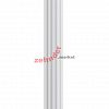 Вертикальный радиатор Zehnder Charleston 2180/04 1270 3/4 RAL 9016 боковое подключение