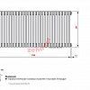 Радиатор Zehnder Charleston Completto CH 3057/28 V001 ½ Technoline 0325 TL