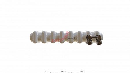 Вертикальный радиатор Zehnder Charleston Completto 2180/08 V001 1/2 RAL 9016 нижнее подключение (с кронштейнами CVD1+BH)