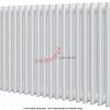 Радиатор Zehnder Charleston 3057/22 1270 3/4 RAL 9016 боковое подключение