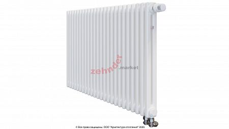 Радиатор Zehnder Charleston Completto 2056/24 V001 1/2 RAL 9016 нижнее подключение