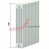 Радиатор Zehnder Charleston CH 4110/03 1270 ¾ RAL 9016