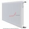 Радиатор Zehnder Charleston 2056/26 1270 3/4 RAL 9016 боковое подключение